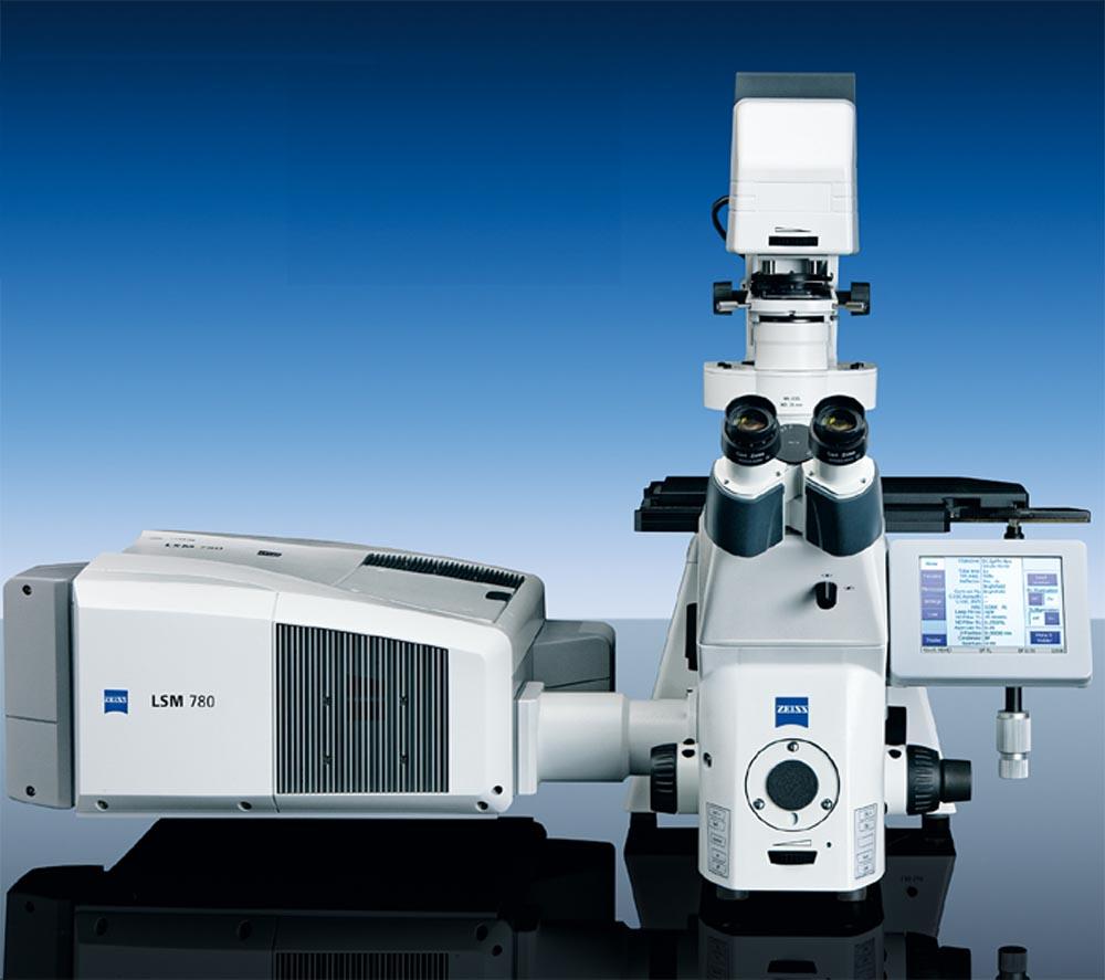 在药学院349房间.高灵敏度激光共聚焦显微镜.Zeiss LSM 780-2